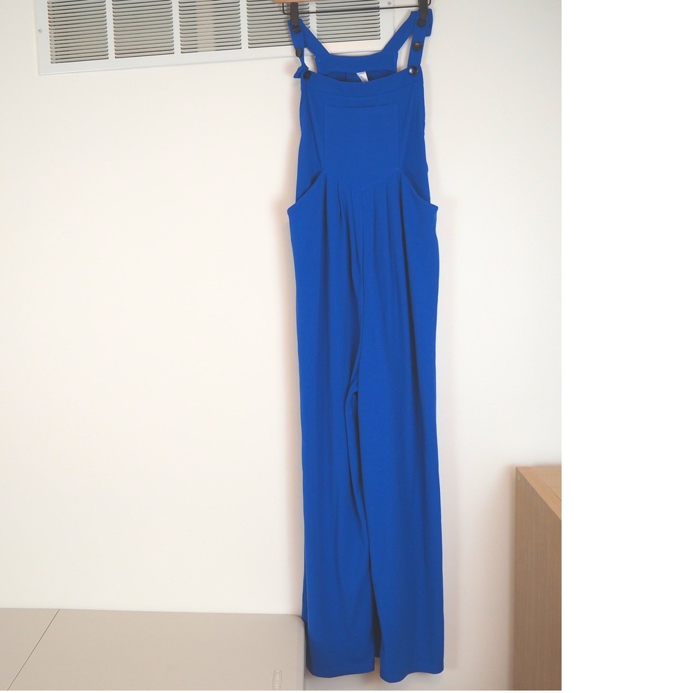 HALARA • Blue Wide-Leg Jumpsuit Romper